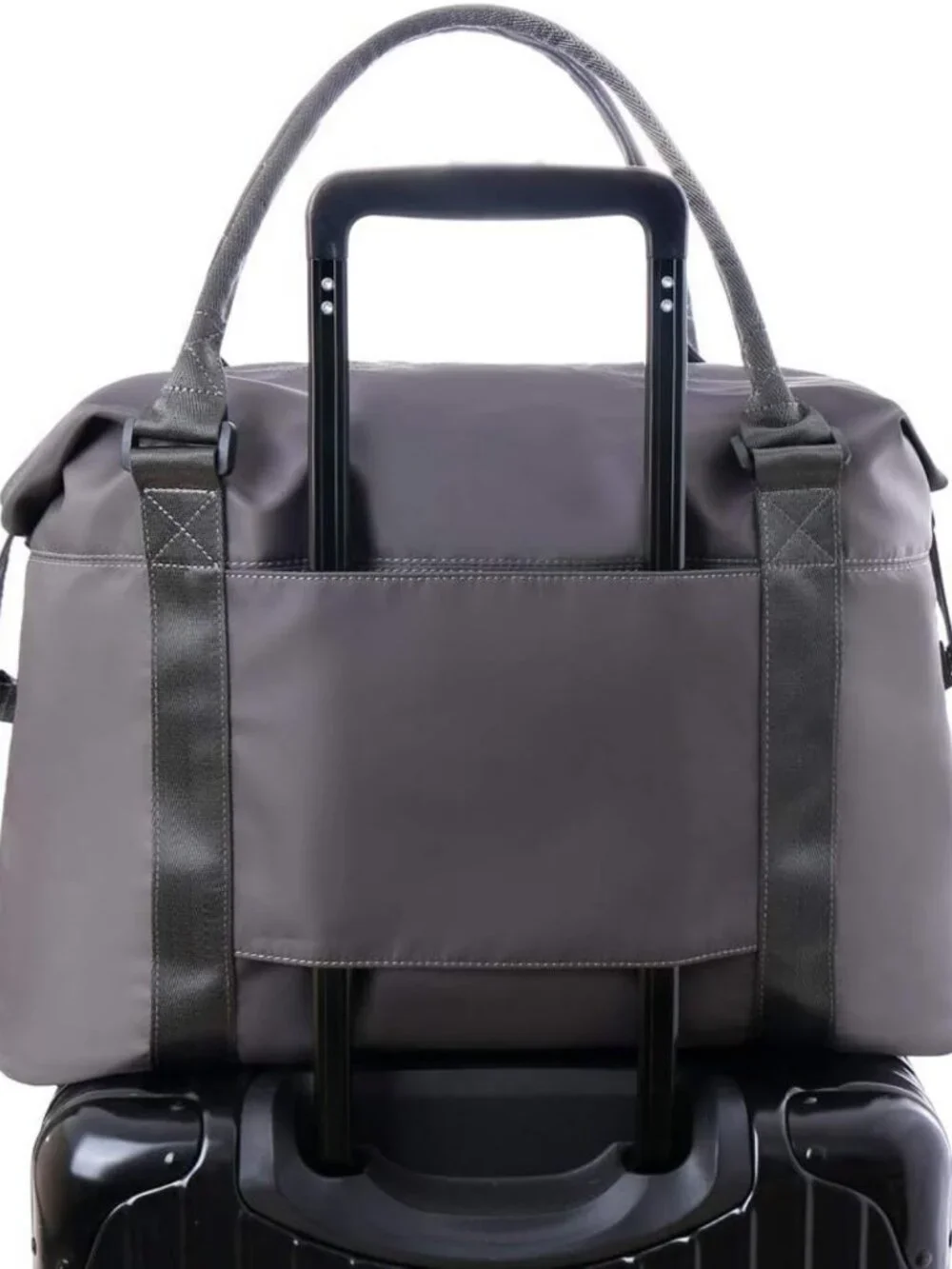 Unisex Large Travel Weekender Bag with Trolley Sleeve - Gym Tote & Overnight Bag